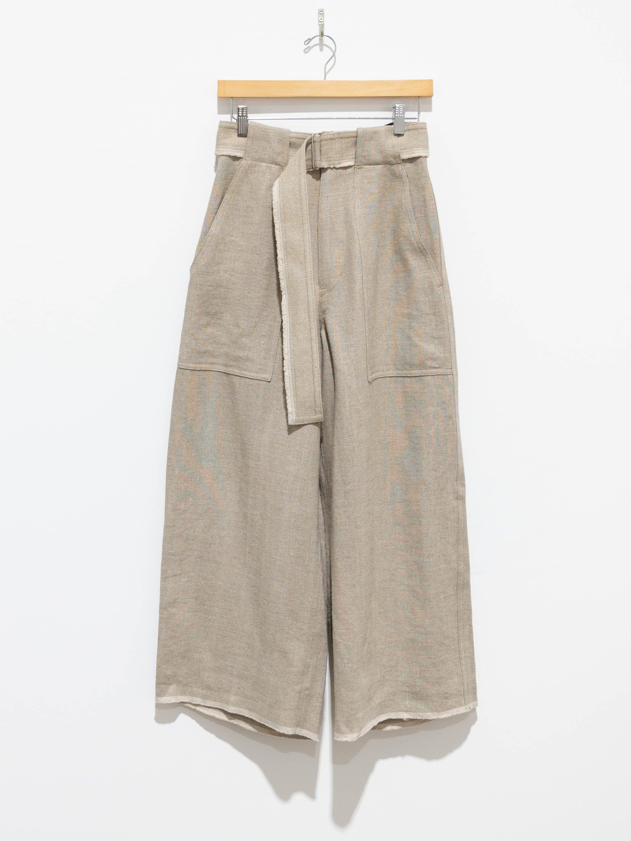 Namu Shop - Yleve Linen Canvas Trouser - Natural