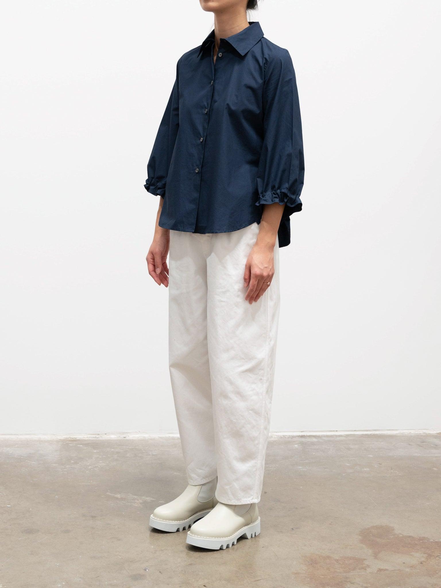 Namu Shop - Yleve Organic Cotton Chino Easy Trousers - White