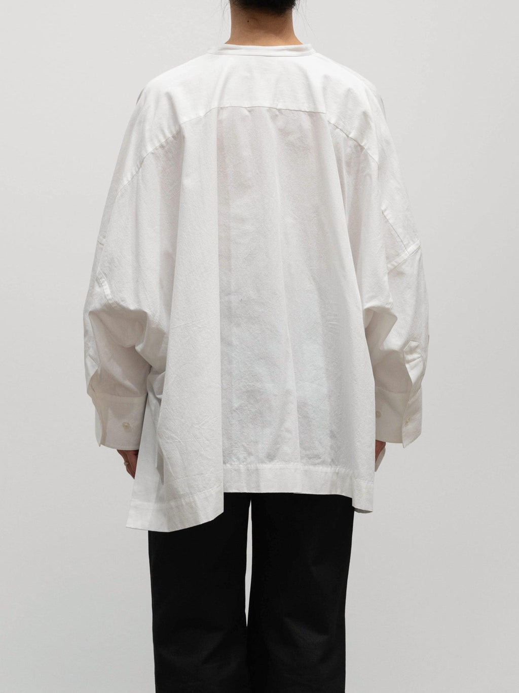Namu Shop - Yleve Organic Cotton Poncho Shirt - White
