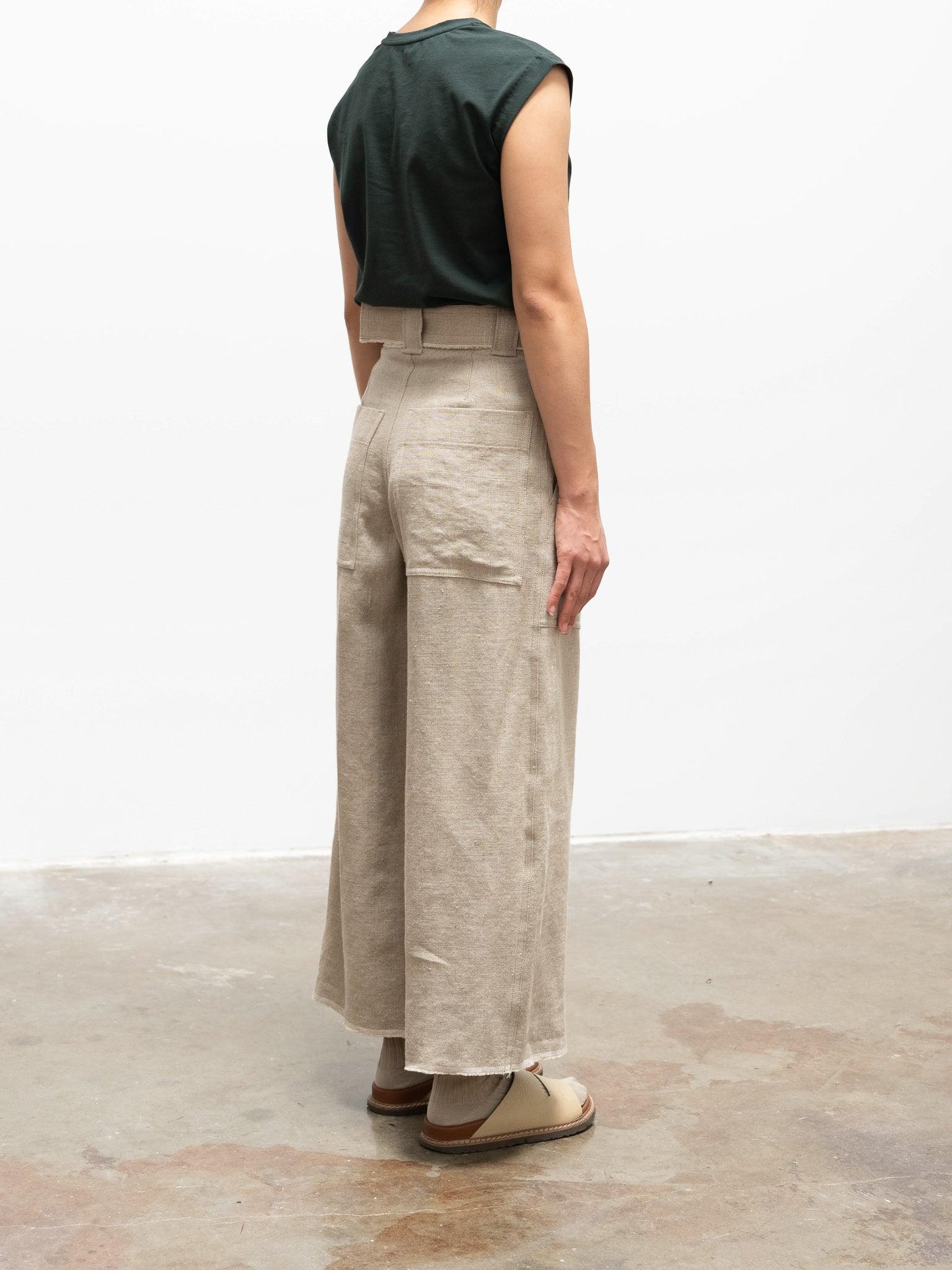 Namu Shop - Yleve Organic Cotton Sleeveless Tee - Slate Green