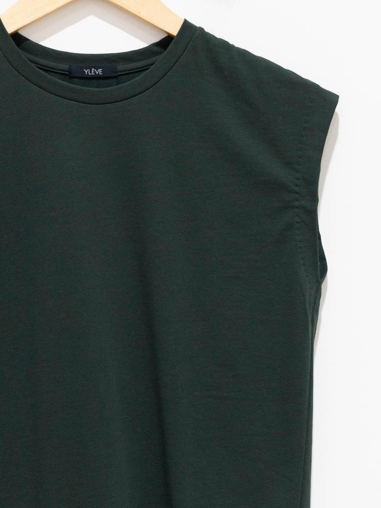 Namu Shop - Yleve Organic Cotton Sleeveless Tee - Slate Green