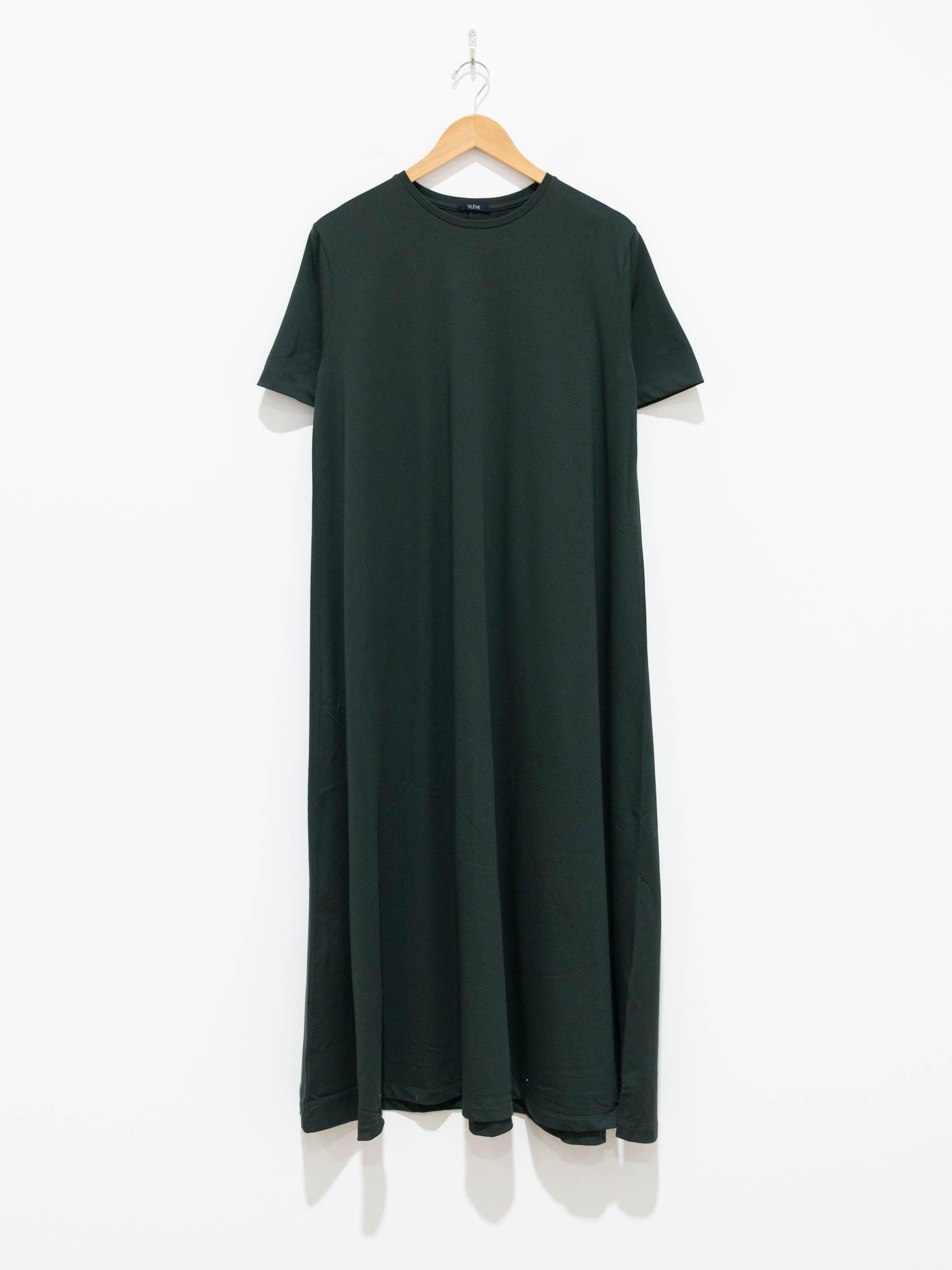 Organic Cotton S/S Dress - Slate Green Organic Cotton S/S Dress - Slate Green