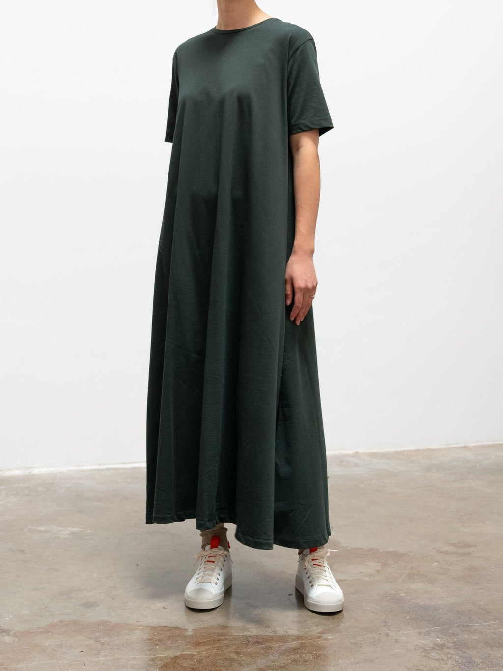Namu Shop - Yleve Organic Cotton S/S Dress - Slate Green
