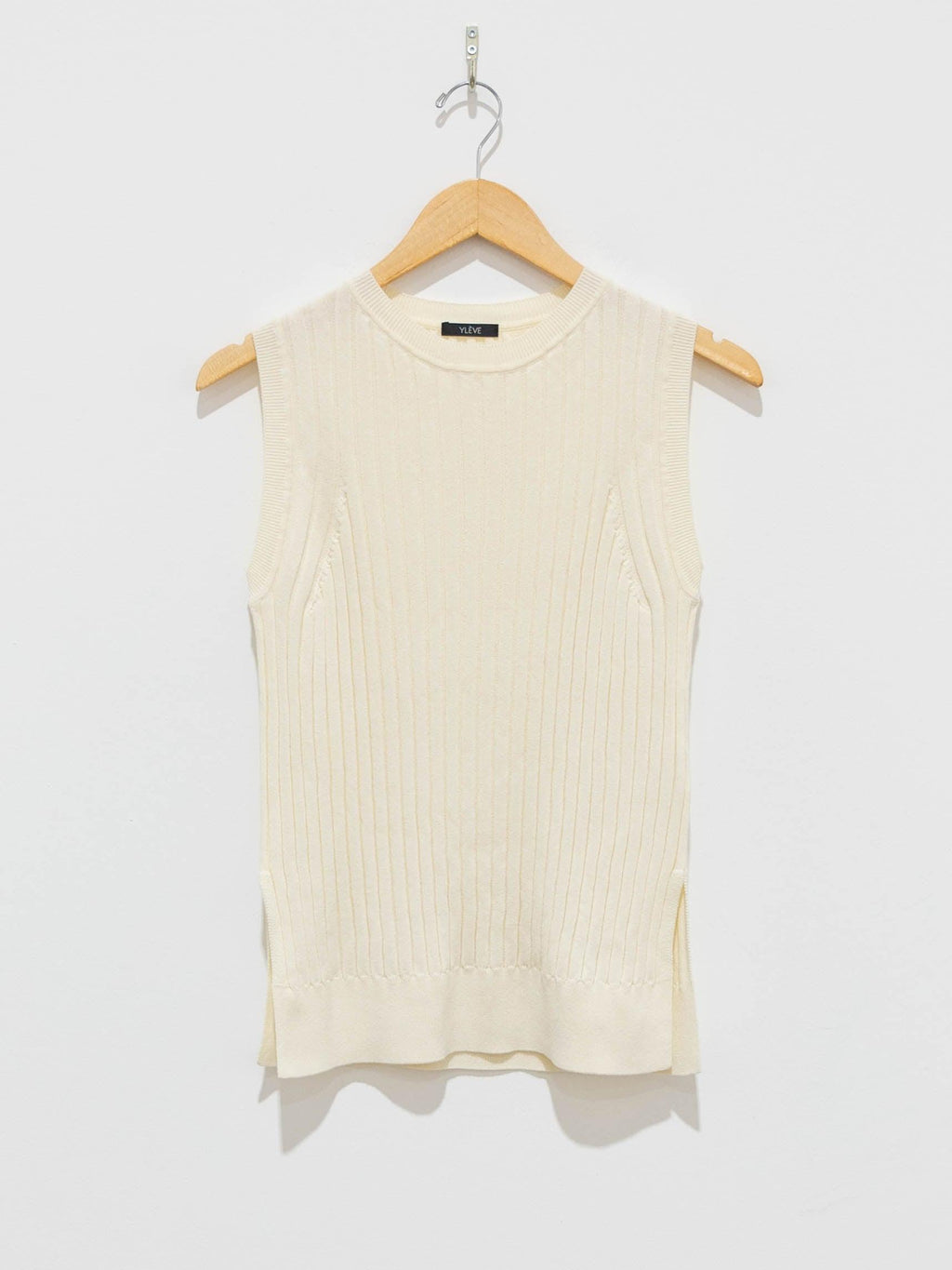 Namu Shop - Yleve Pima Cotton Rib Knit - Latte