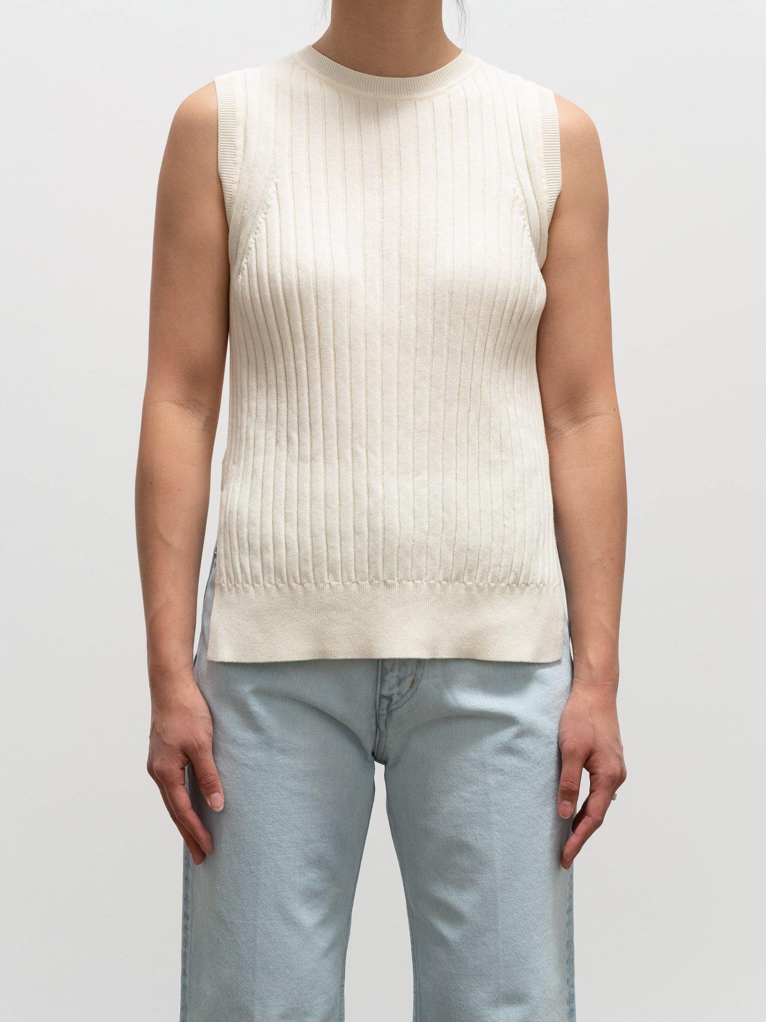 Namu Shop - Yleve Pima Cotton Rib Knit - Latte