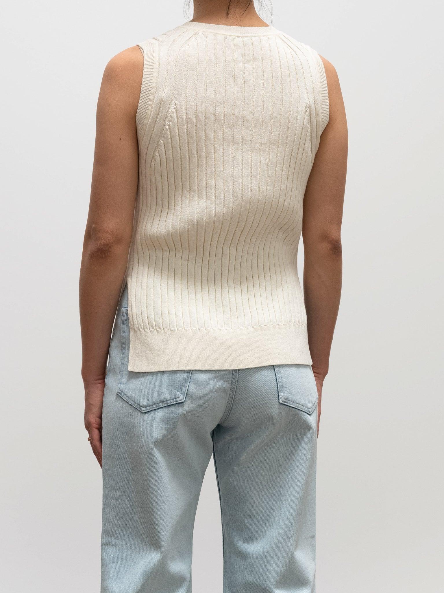 Namu Shop - Yleve Pima Cotton Rib Knit - Latte