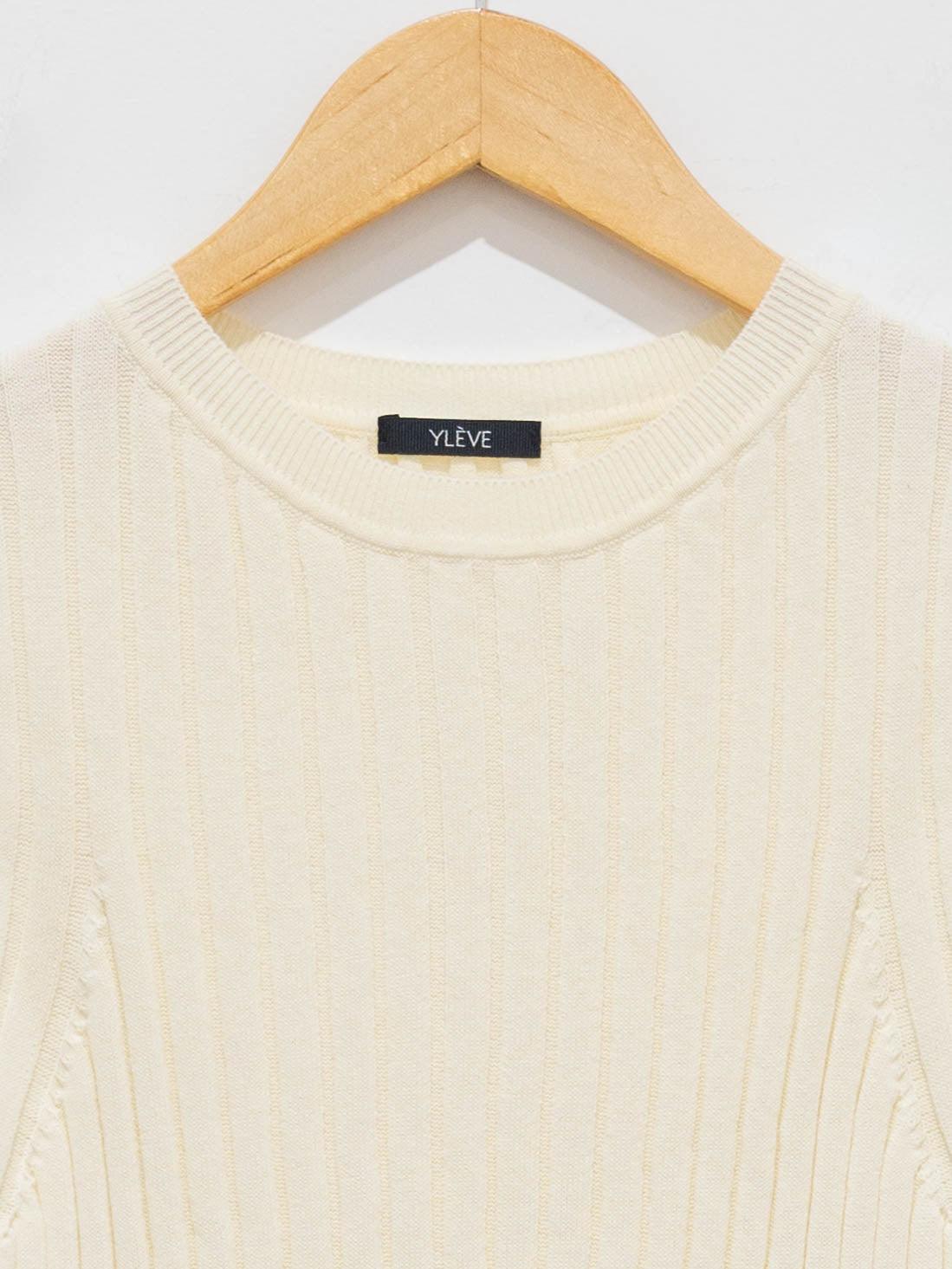 Namu Shop - Yleve Pima Cotton Rib Knit - Latte