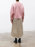 Namu Shop - Yleve Wool Boucle Short Cardigan - Pink