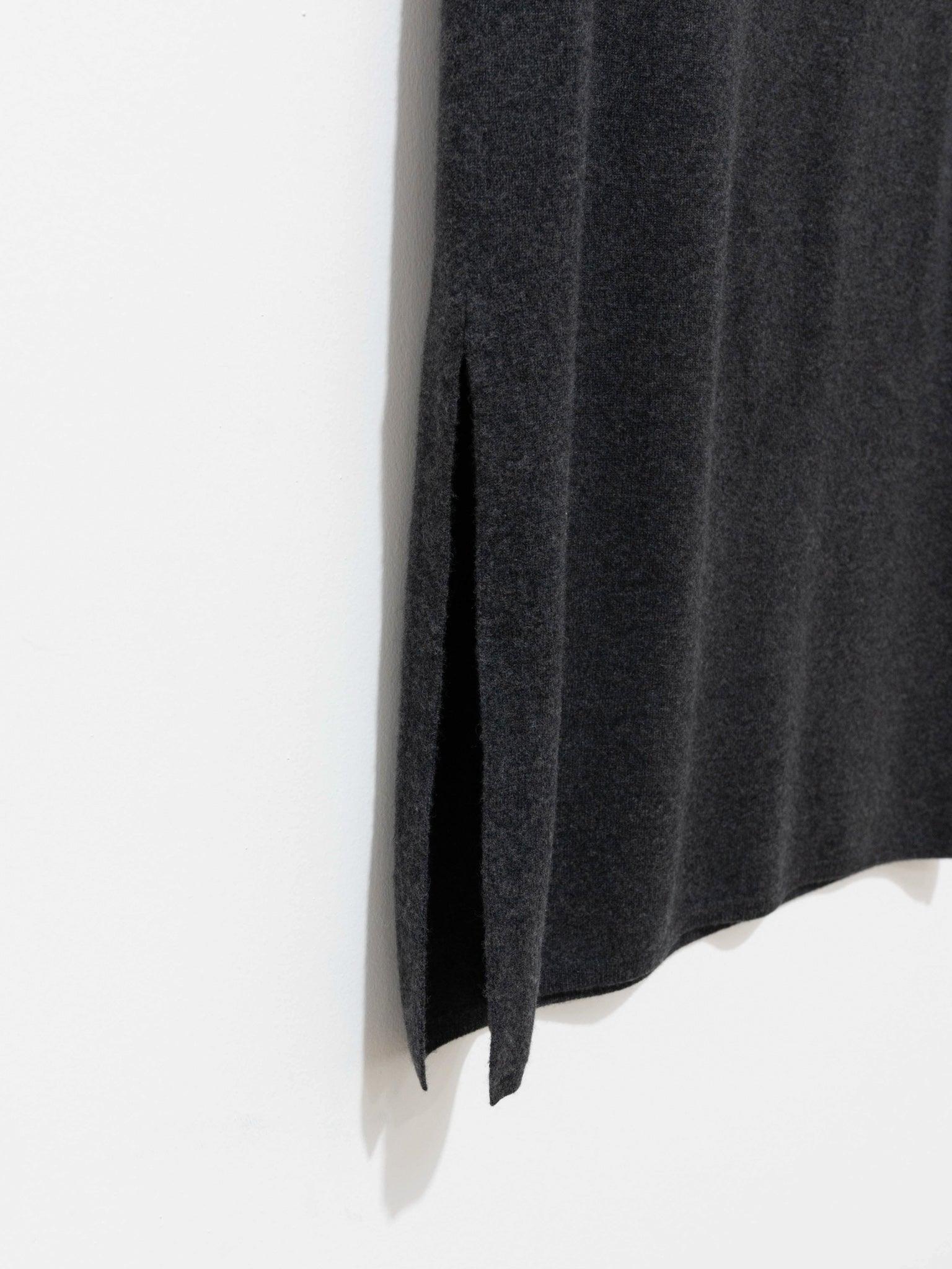 Namu Shop - Yleve Wool Cashmere Skirt - Charcoal