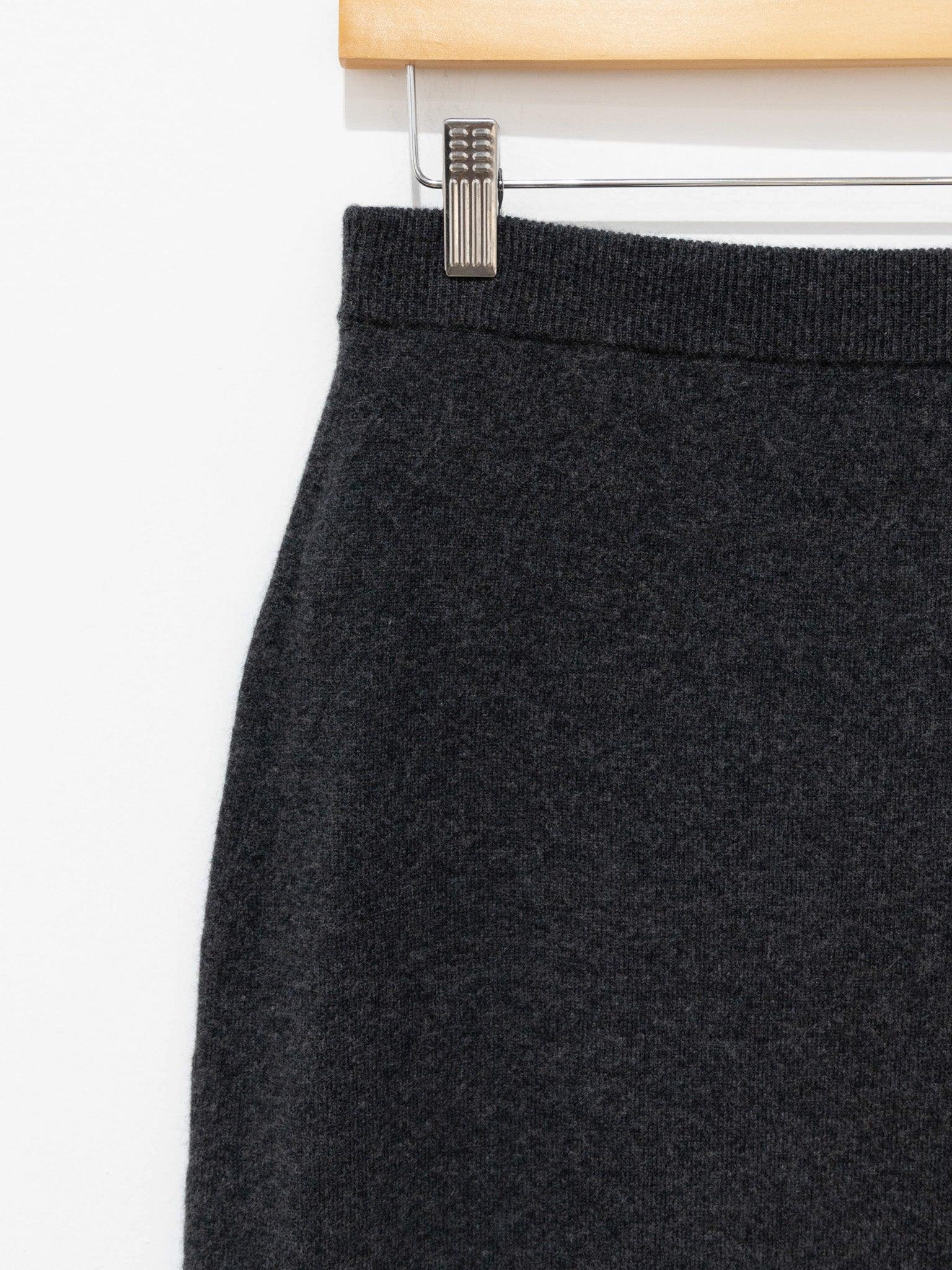 Namu Shop - Yleve Wool Cashmere Skirt - Charcoal