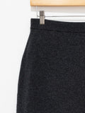 Namu Shop - Yleve Wool Cashmere Skirt - Charcoal